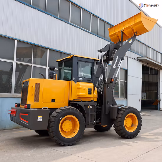 Pala gommata frontale a prezzo basso Pala gommata piccola vendita calda 3ton 1.8 M3 in fabbrica in Cina per azienda agricola